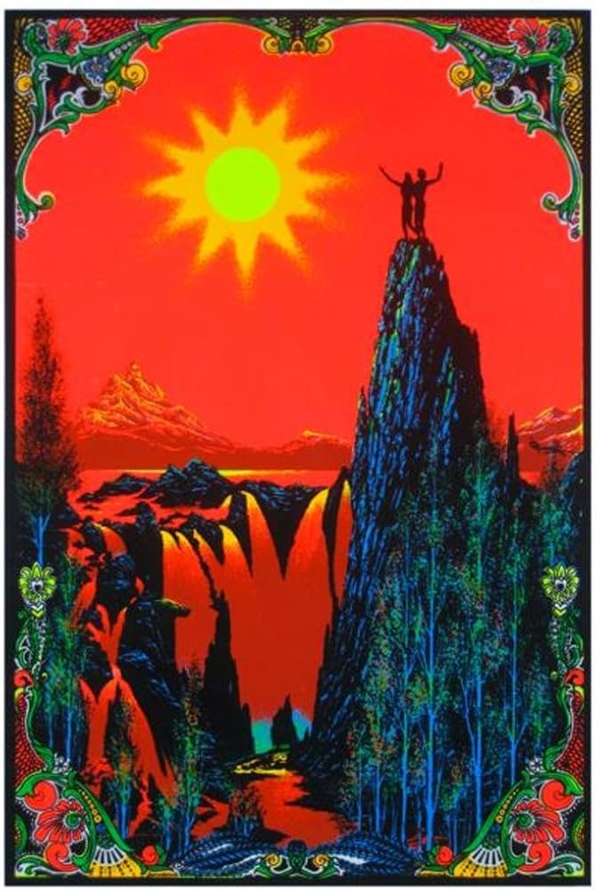 Amazon.com: Garden of Eden Blacklight Poster Classic Retro